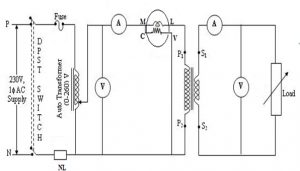 load test on single phase transformer experiment